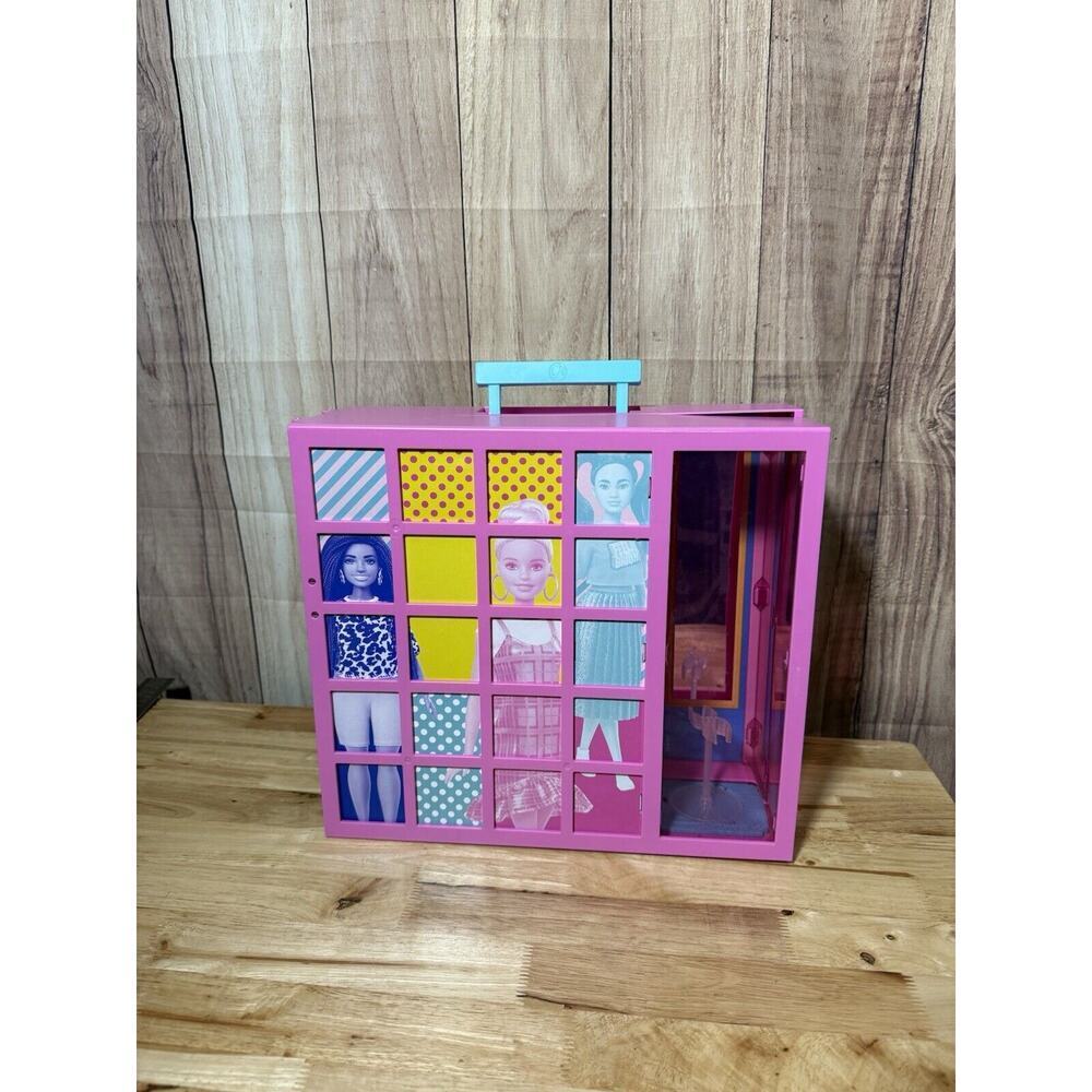 Barbie Mattel Pink Folding Dream Closet Wardrobe Carry Case